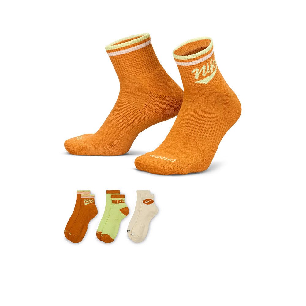 NIKE Everyday Plus Ankle унисекс носки (3 пары)