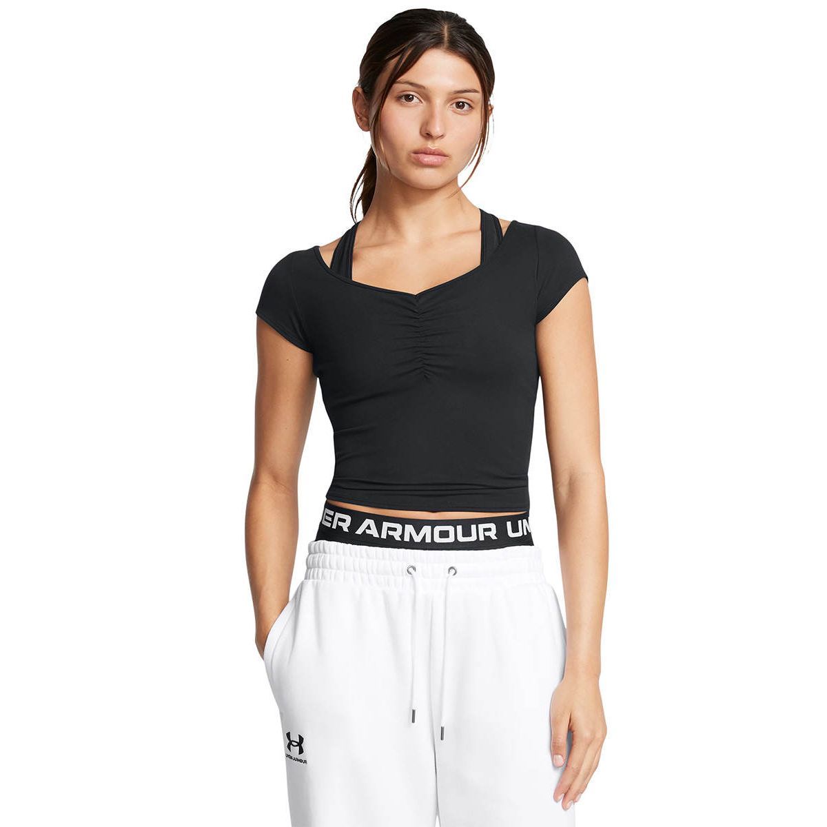 UNDER ARMOUR Motion Ruched женская тренировочная футболка