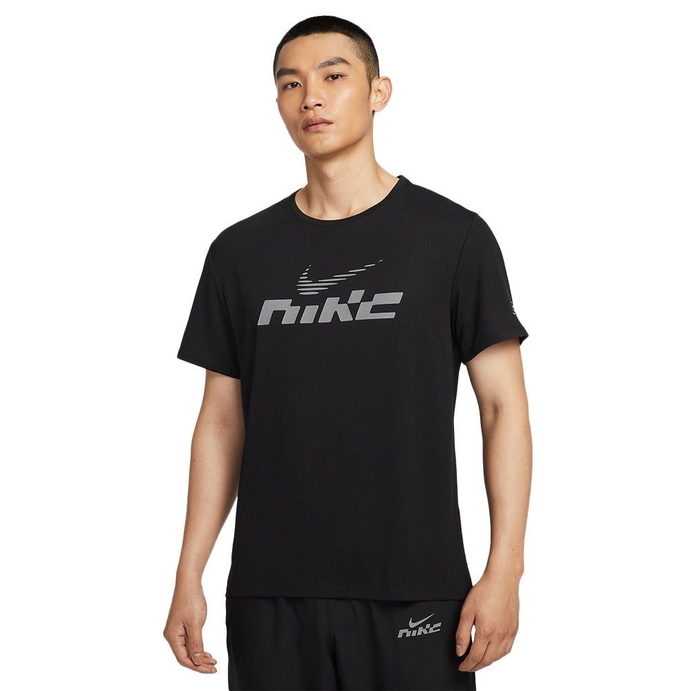 NIKE мужская Miler Flash беговая футболка