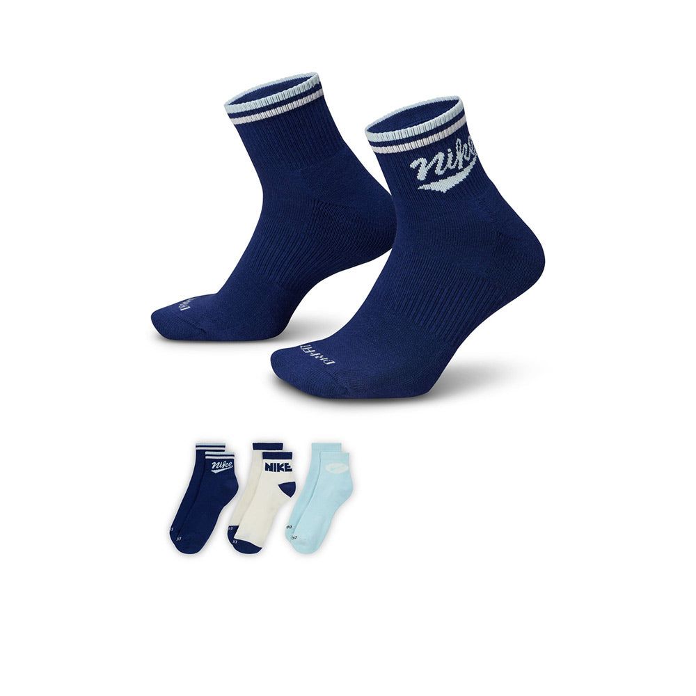 NIKE Everyday Plus Ankle унисекс носки (3 пары)