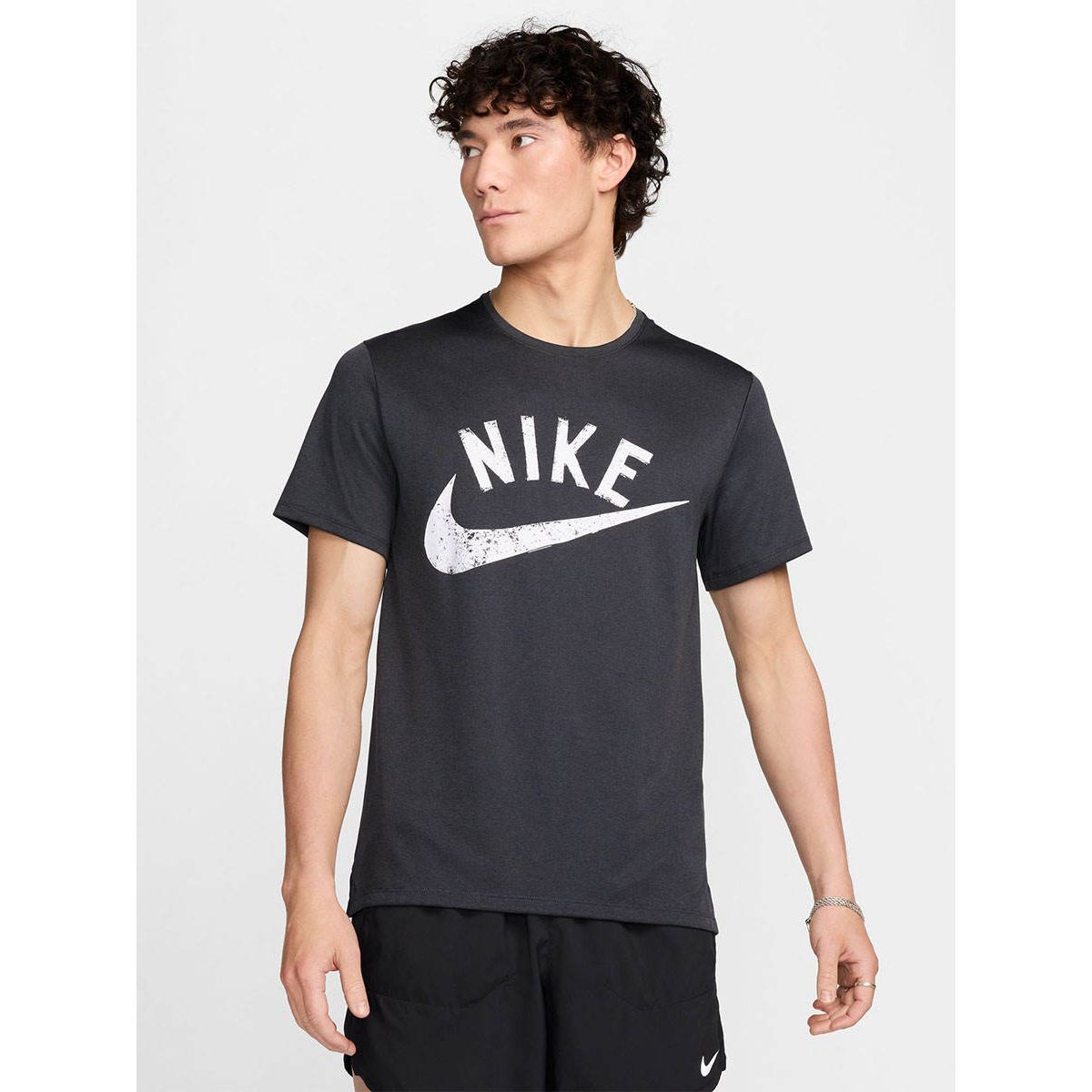 NIKE мужская Miler Dri-FIT беговая футболка