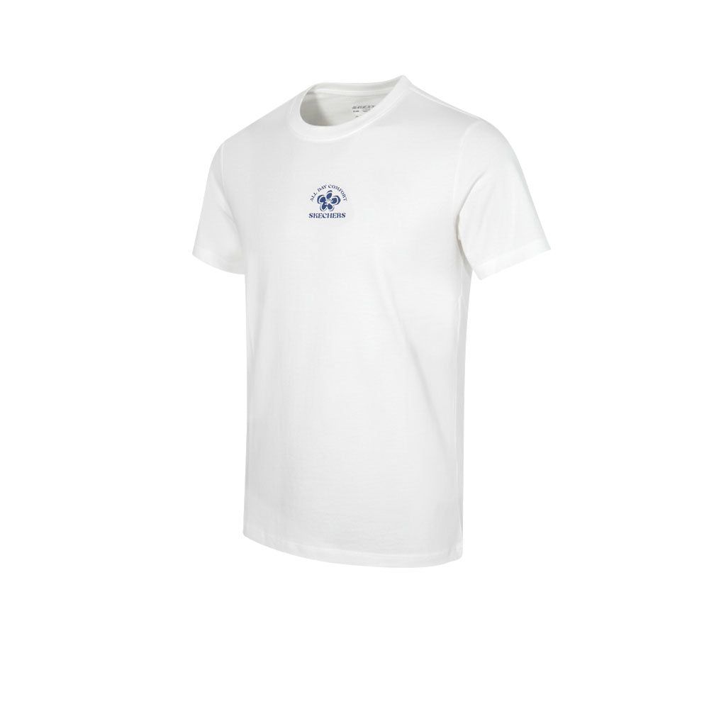 SKECHERS White мужская футболка