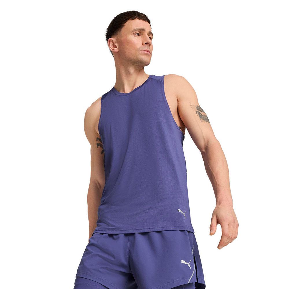 PUMA Graphic Mesh Running Singlet мужская беговая майка