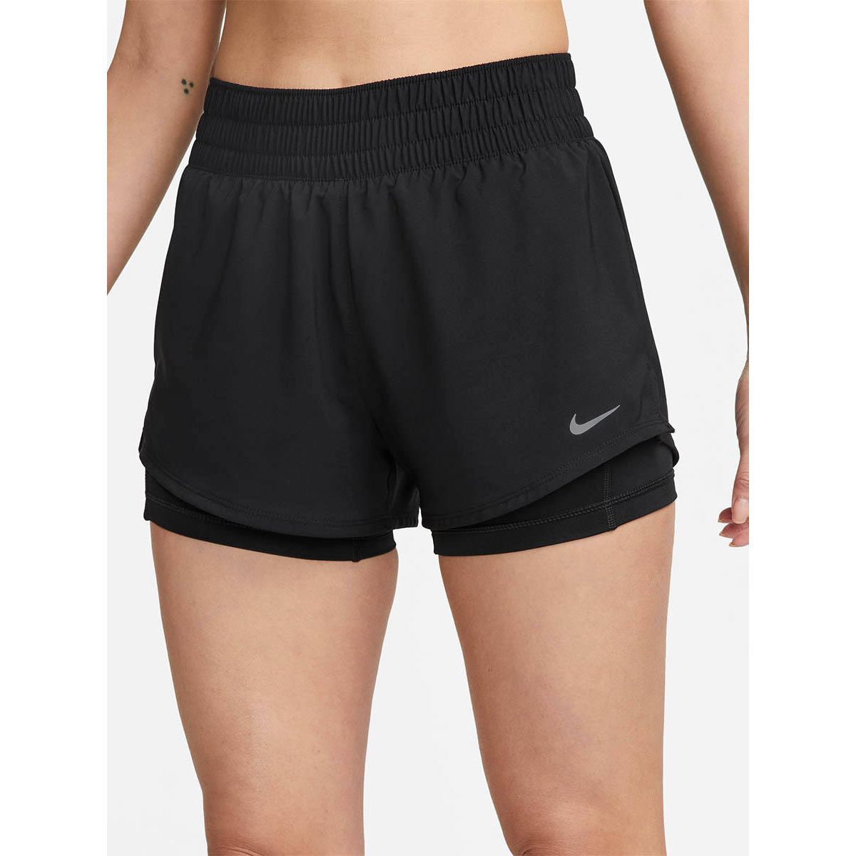 NIKE Dri-FIT One 3" 2-в-1 женские тренировочные шорты со средней посадкой