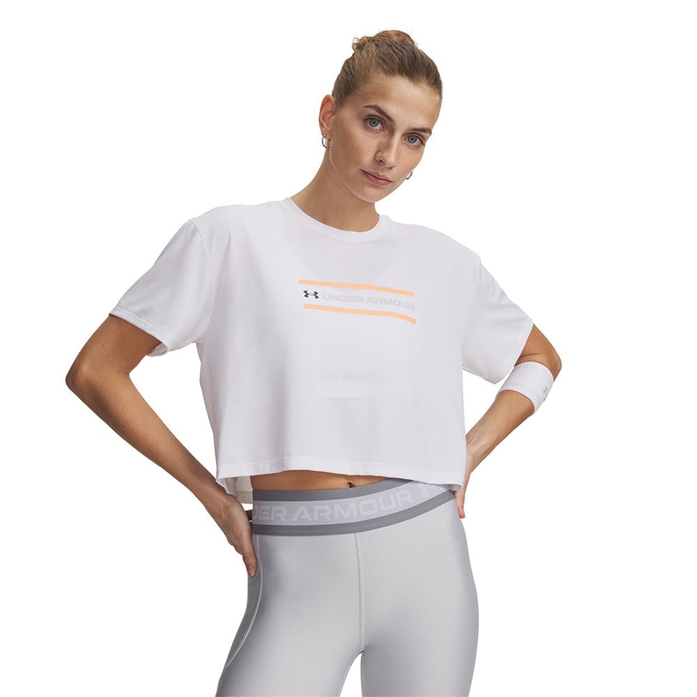 UNDER ARMOUR Tech™ Branded Crop женская футболка для тренировок