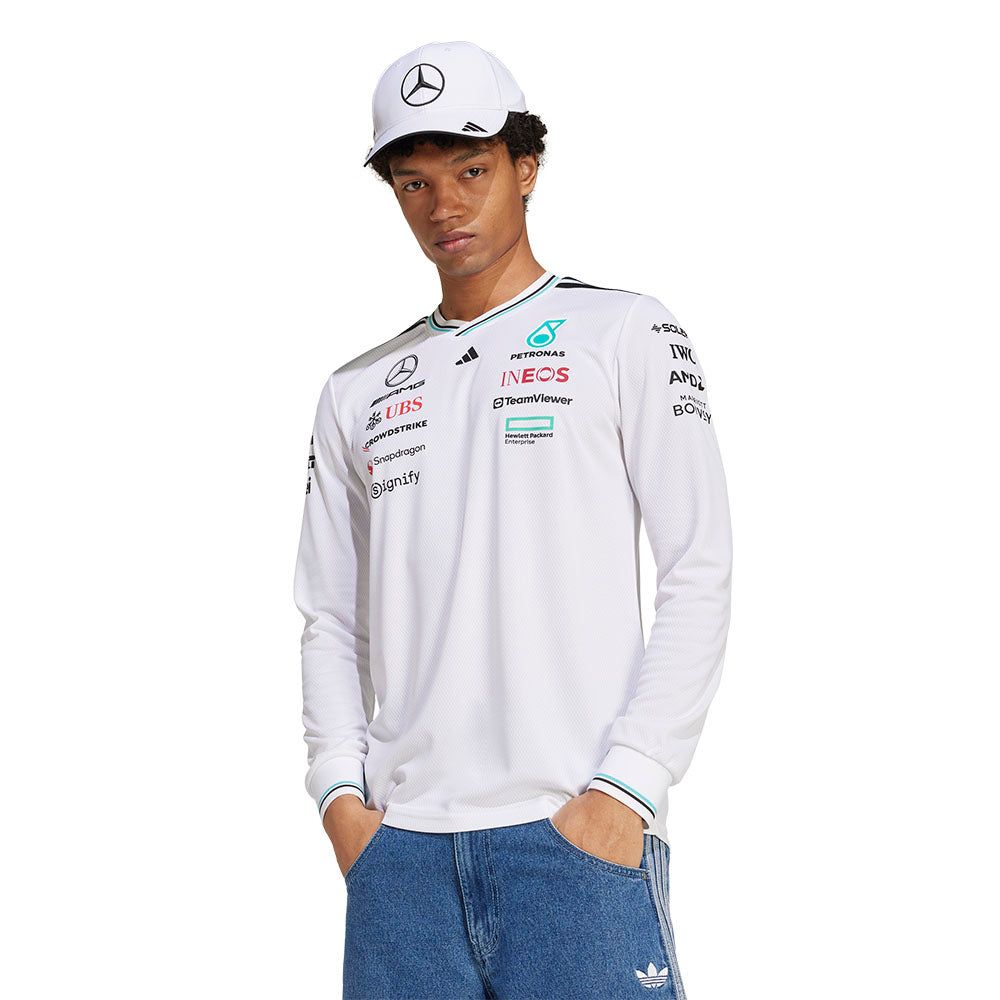 ADIDAS Mercedes - AMG Petronas Formula One Team Authentic Long Sleeve Driver мужская футболка