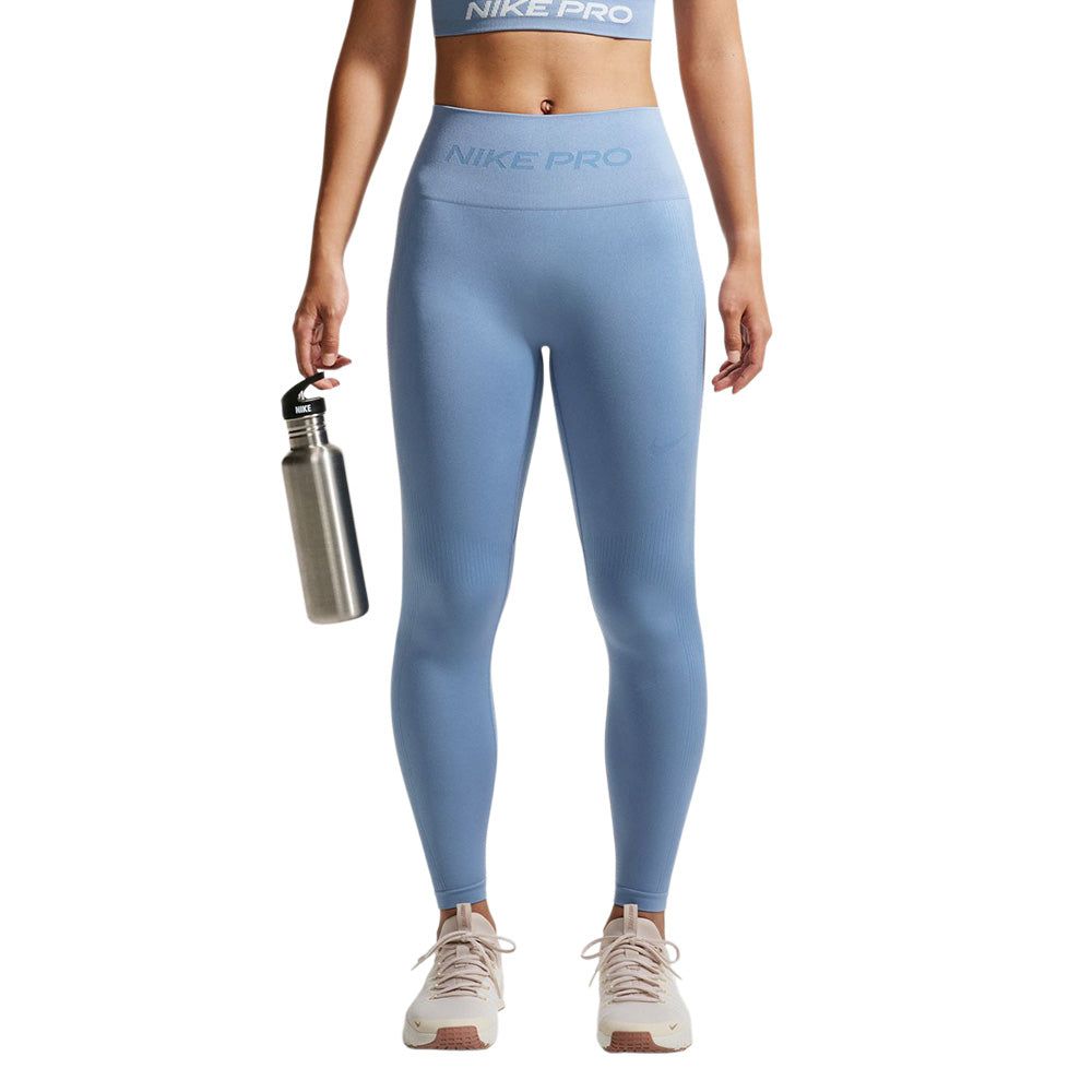 NIKE Pro Seamless High-Waisted 7/8 женские тренировочные леггинсы