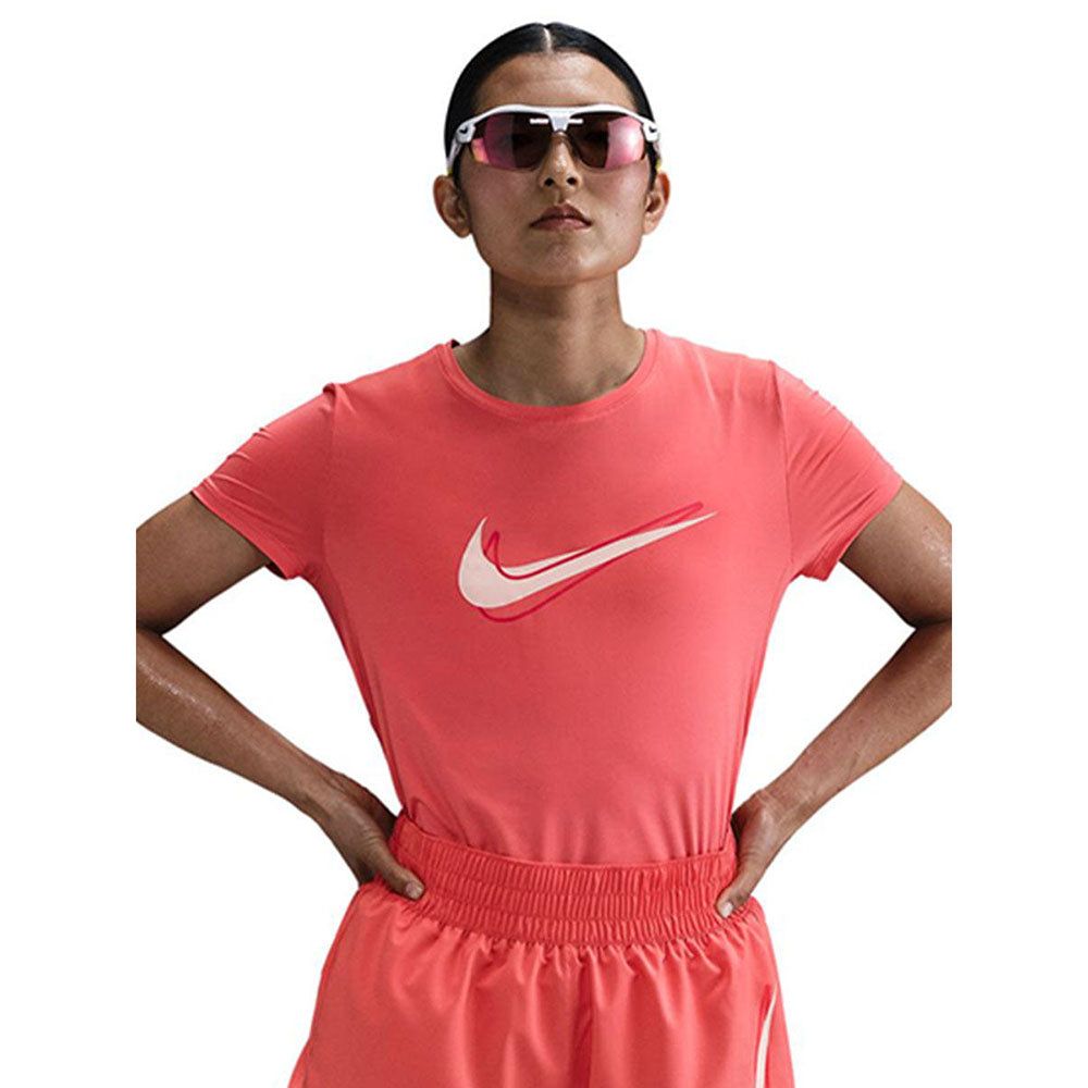 NIKE женская One Swoosh беговая футболка
