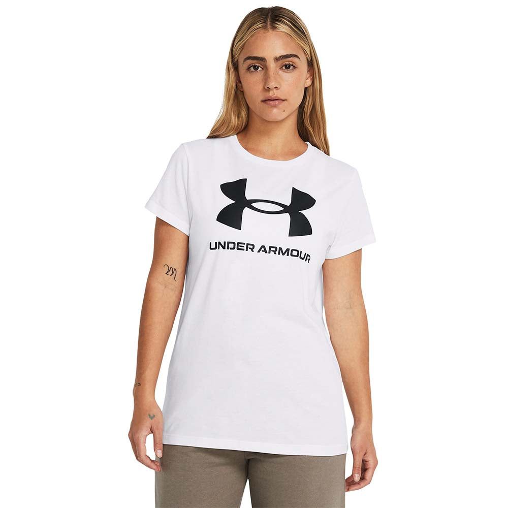 UNDER ARMOUR Rival Logo Short Sleeve женская тренировочная футболка