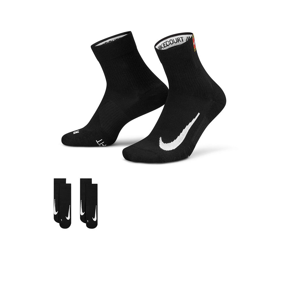 NIKE Court Multiplier Max Ankle унисекс теннисные носки (2 пары)