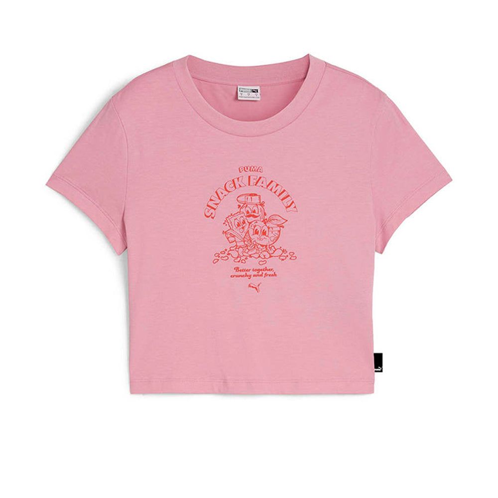 PUMA Graphics Snack Baby Tee женская футболка