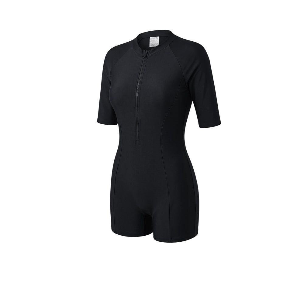 SPEEDO Coverage Short Sleeve Legsuit женский купальник