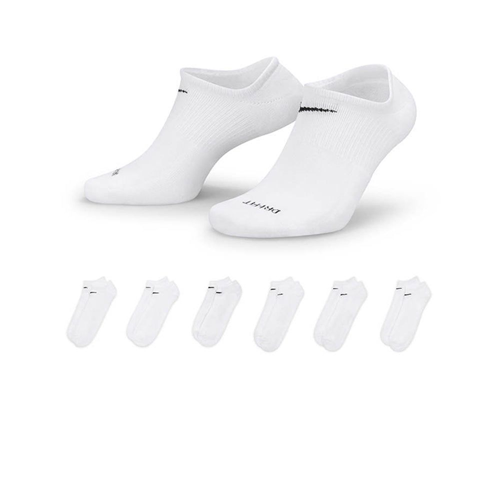 NIKE Everyday Lightweight No-Show унисекс тренировочные носки (6 пар)