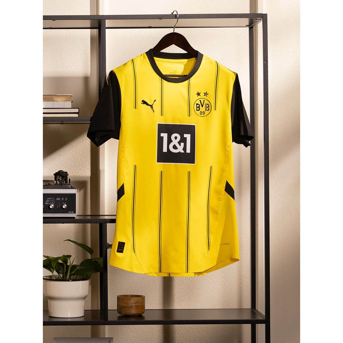 PUMA Borussia Dortmund мужская домашняя футболка-реплика 2024/25