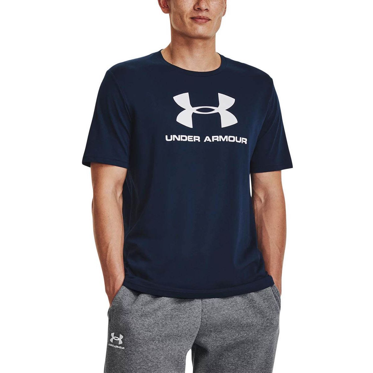 UNDER ARMOUR Sportstyle Logo мужская тренировочная футболка