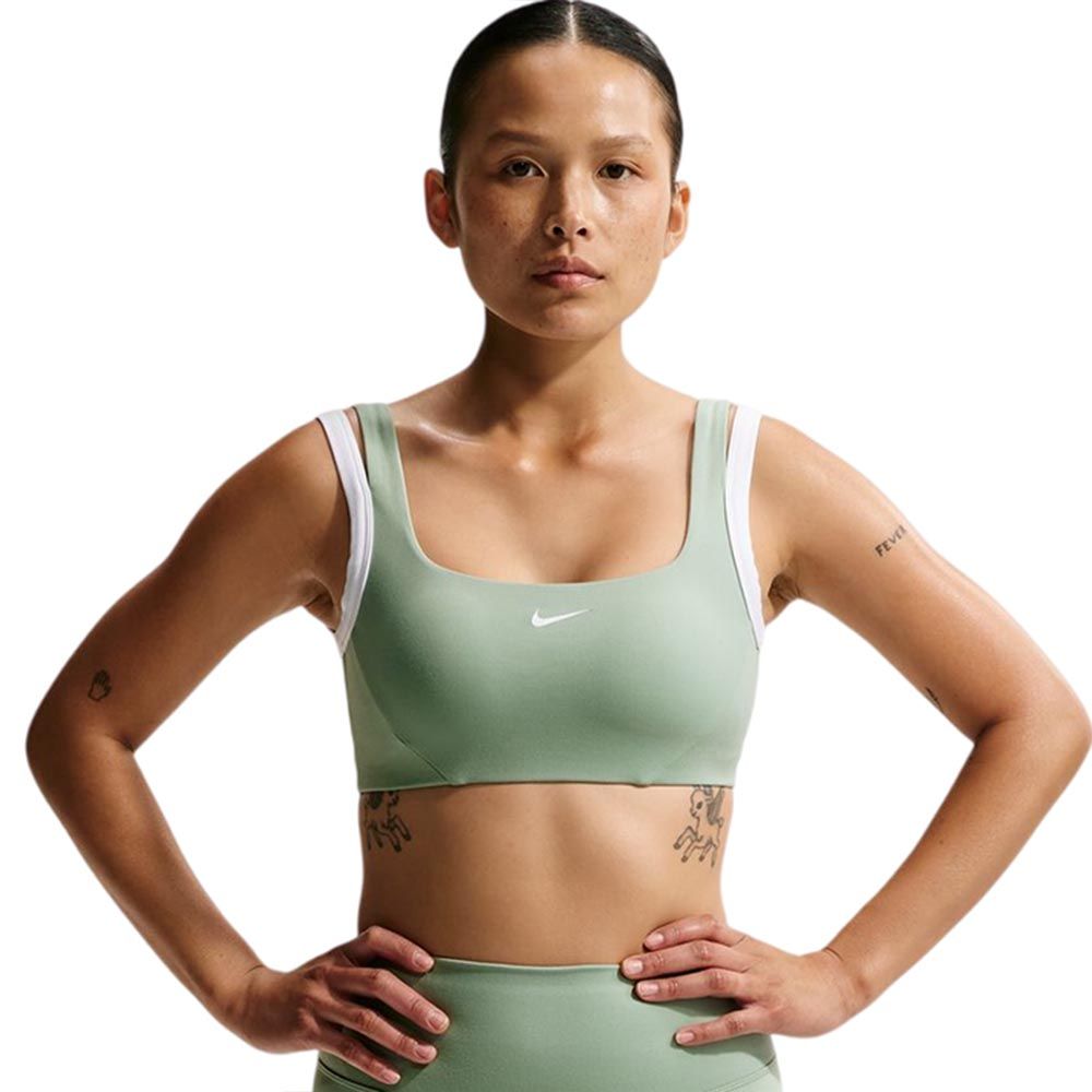 NIKE женская One Light-Support спортивный топ