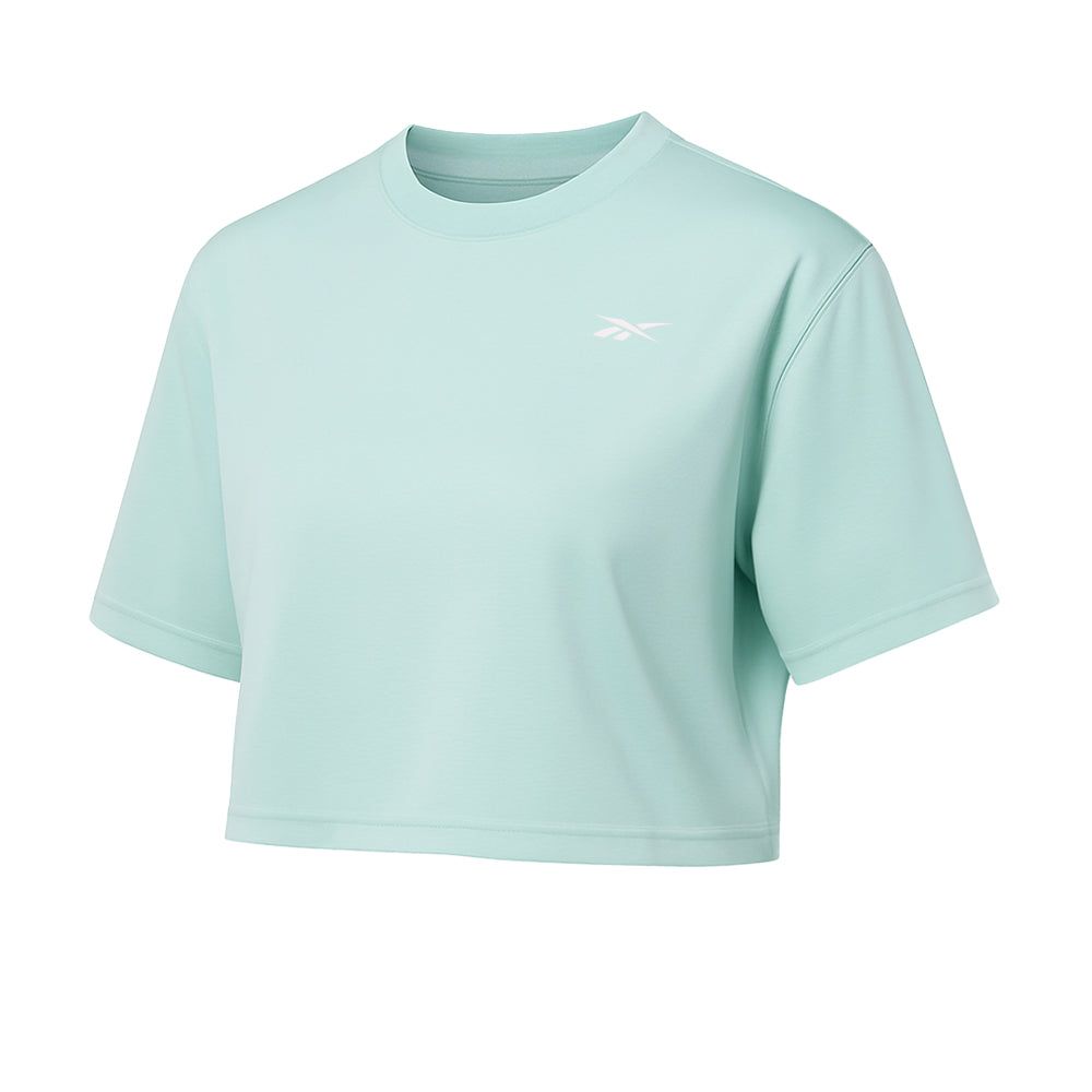 REEBOK ID Basketball Oversize Mesh Crop женская тренировочная футболка