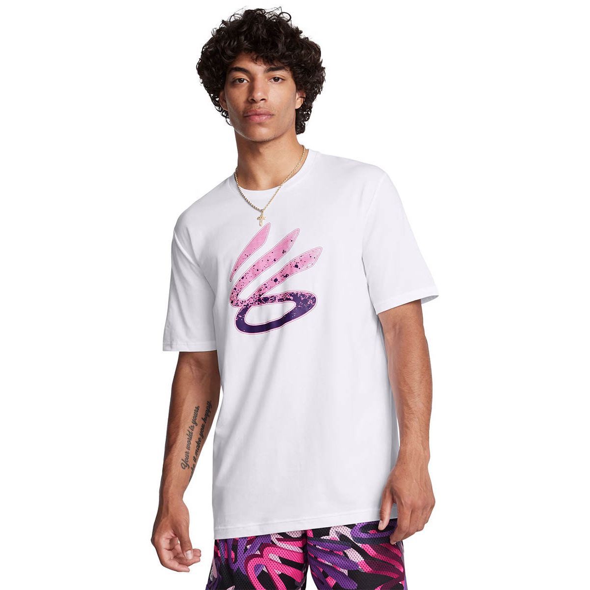 UNDER ARMOUR Curry Logo Trend мужская футболка