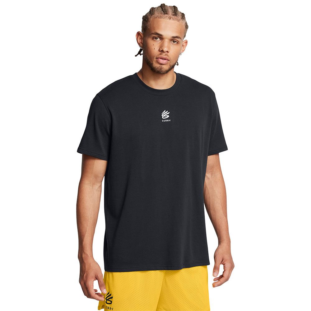 UNDER ARMOUR Curry Logo Heavyweight мужская баскетбольная футболка