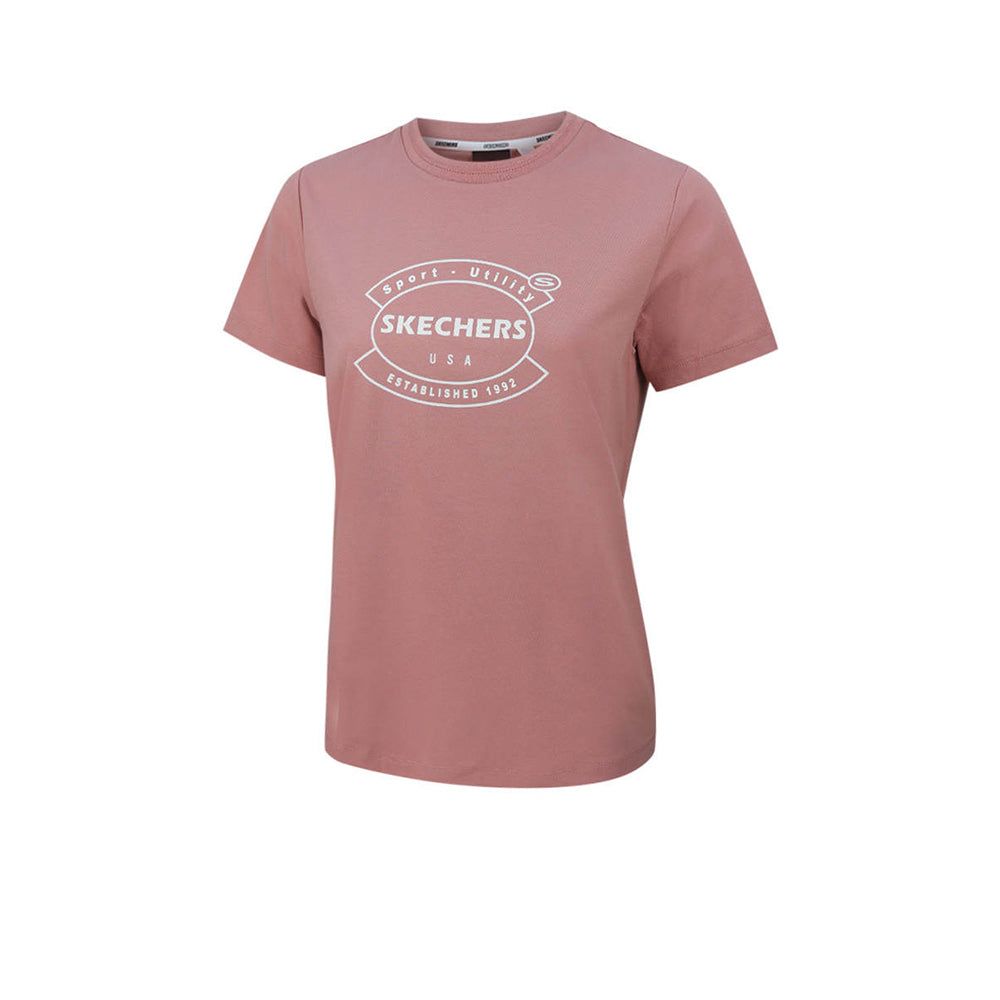 SKECHERS Knit SL324W613-ROS1 женская повседневная футболка