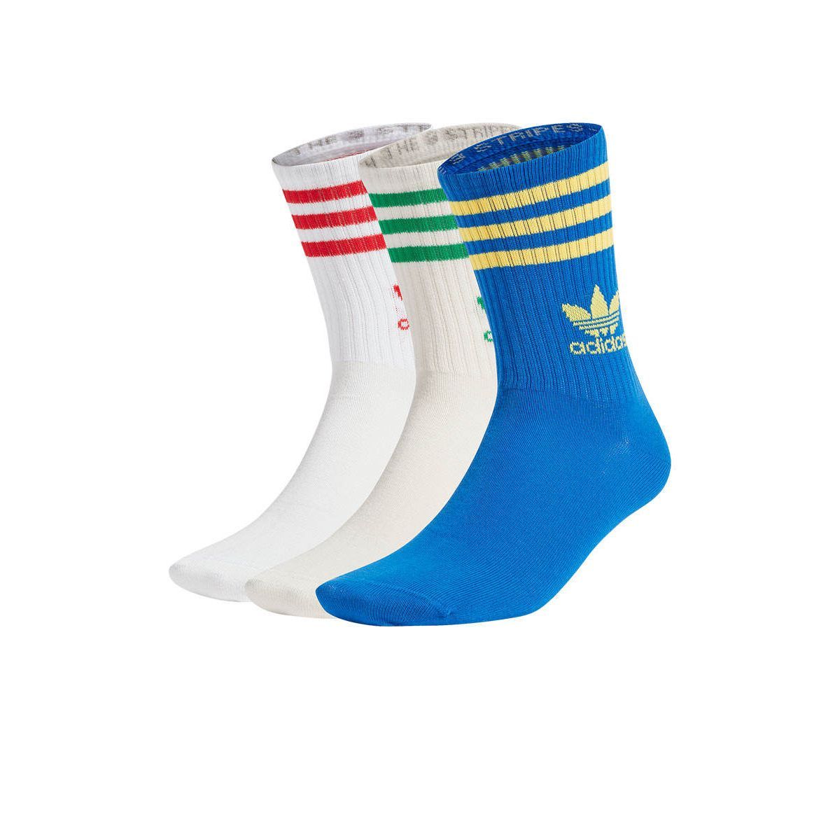 ADIDAS ORIGINALS Mid Cut Crew носки унисекс (3 пары)