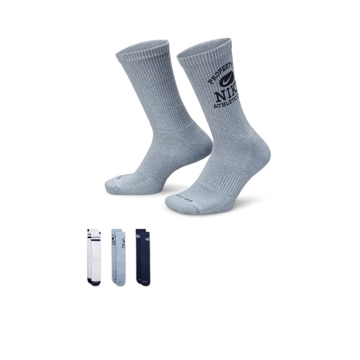 NIKE Everyday Cushioned унисекс носки (3 пары)