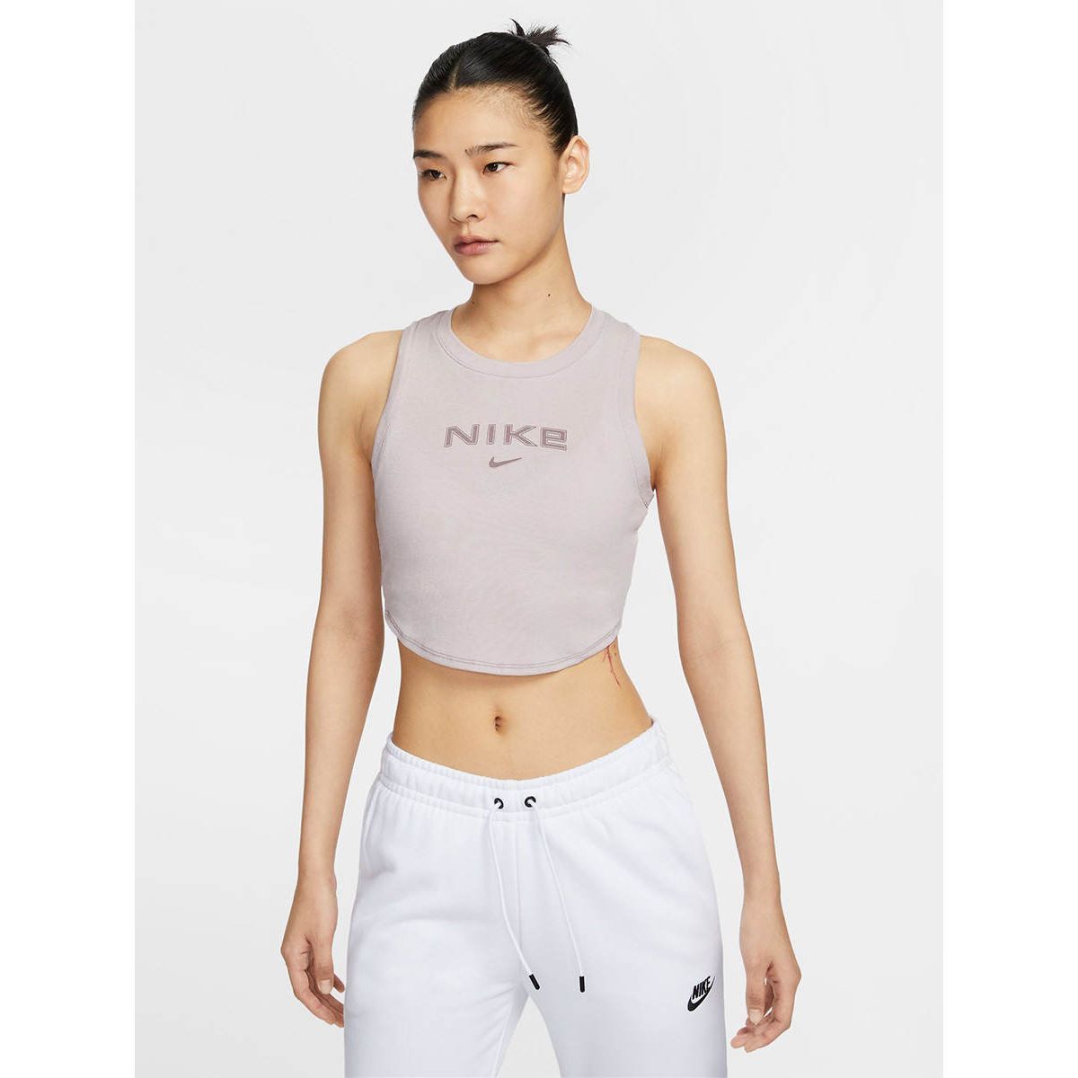 NIKE Sportswear Ribbed Cropped женские повседневные майка