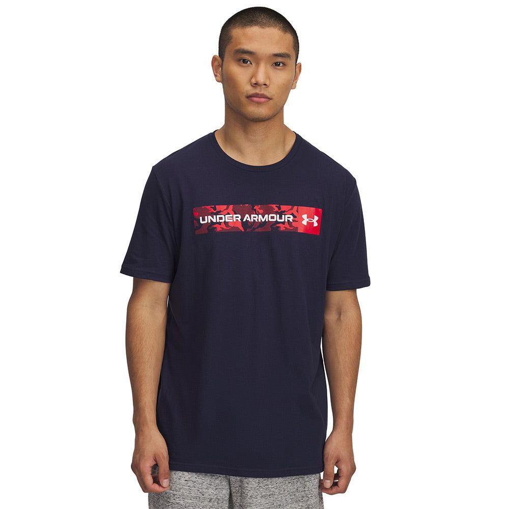 UNDER ARMOUR Camo Chest Stripe мужская тренировочная футболка