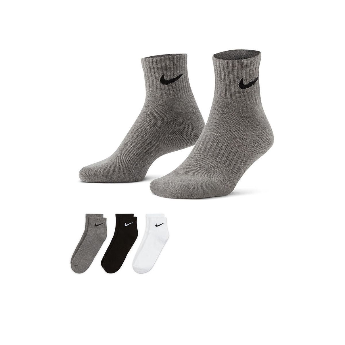 NIKE Everyday Cushioned унисекс носки (3 пары)
