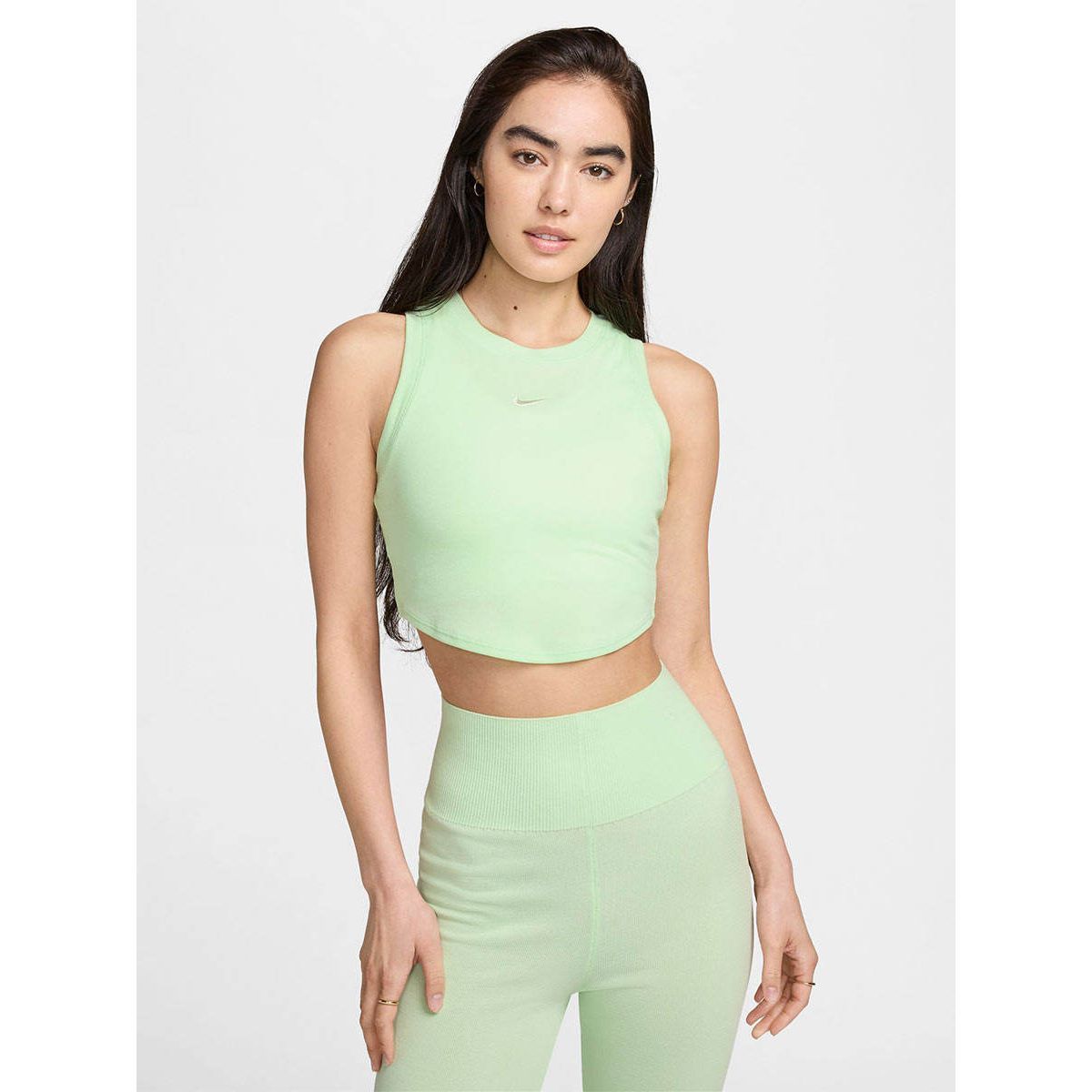 NIKE Sportswear Essentials Ribbed Cropped женские повседневные майка