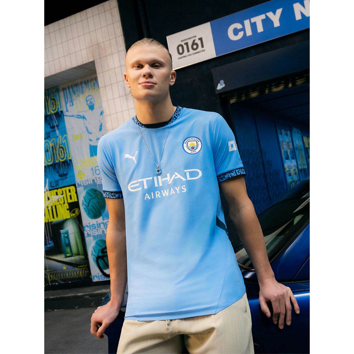 PUMA Manchester City FC мужская домашняя футболка-реплика 2024/25