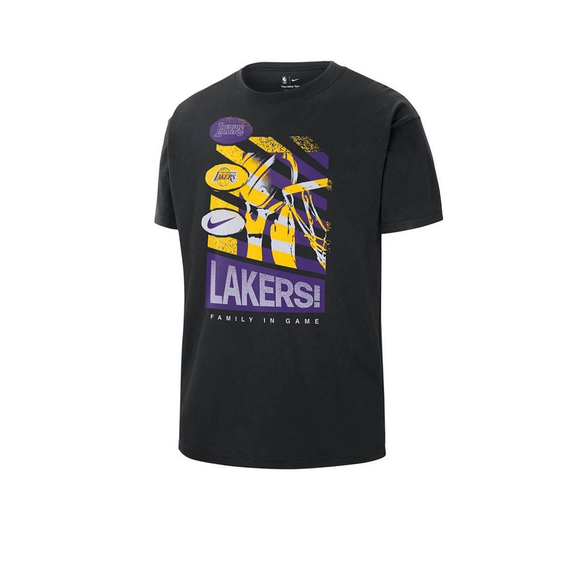 NIKE Los Angeles Lakers Courtside мужская баскетбольная футболка