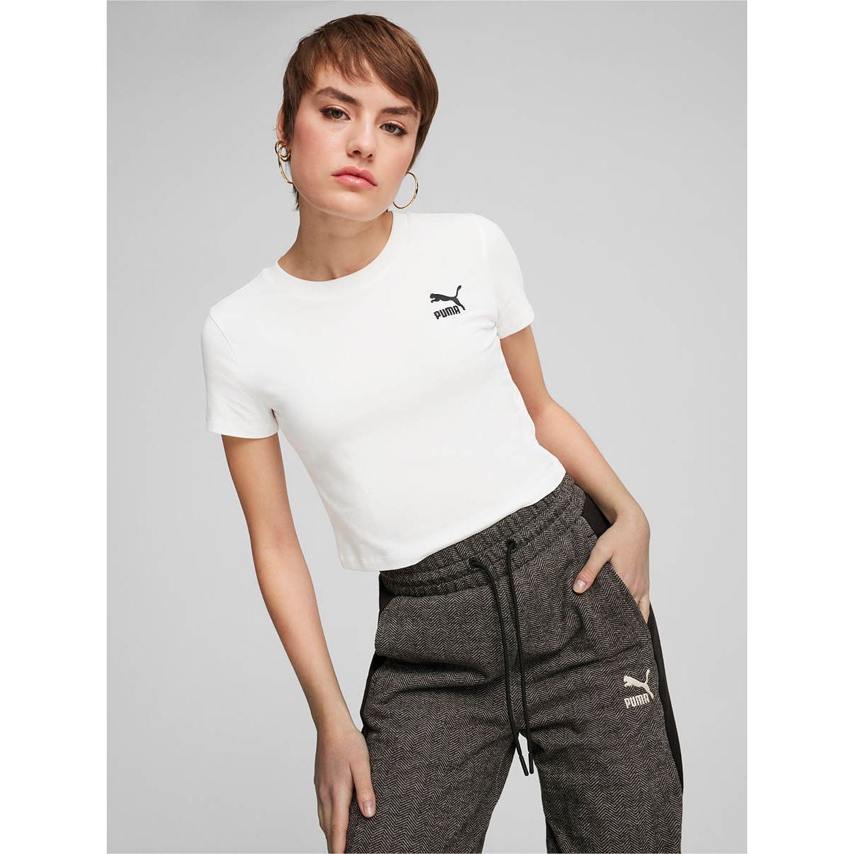 PUMA Classics Baby Tee женская футболка