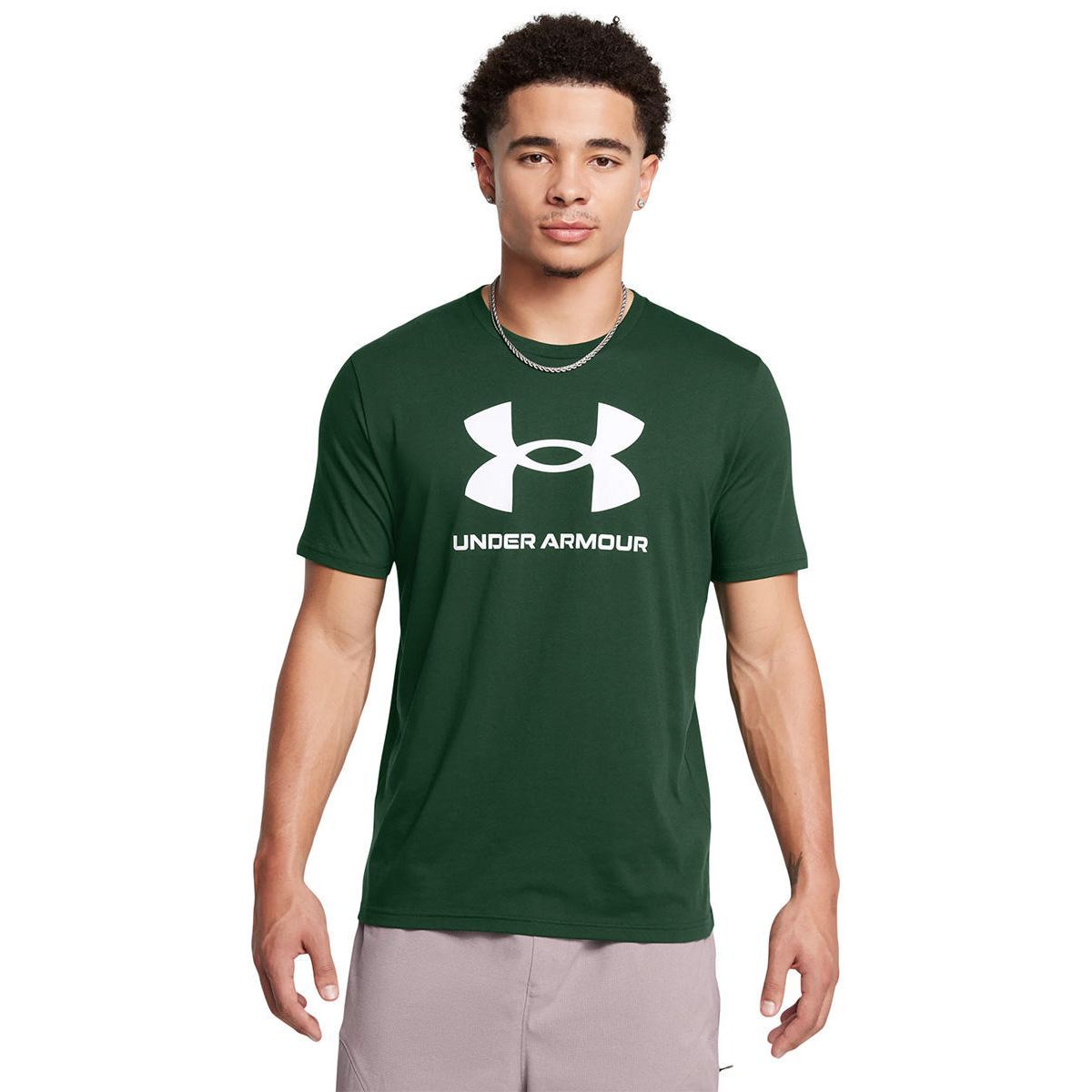 UNDER ARMOUR Logo Short Sleeve мужская тренировочная футболка