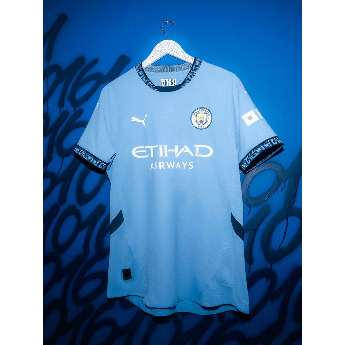 PUMA Manchester City FC мужская домашняя оригинальная футболка 2024/25