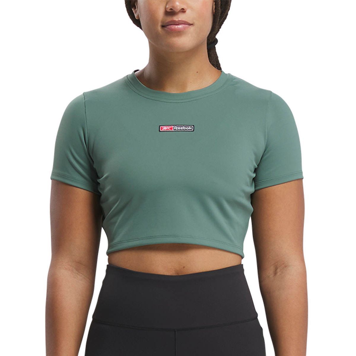 REEBOK Lux Bold Crop женская тренировочная футболка