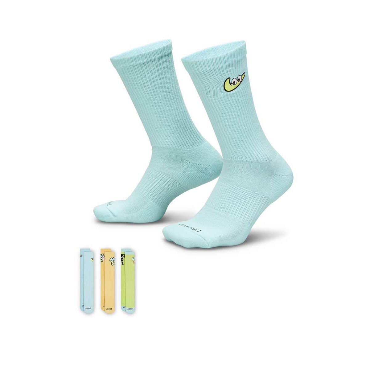 NIKE Everyday Plus Cushioned унисекс носки (3 пары)