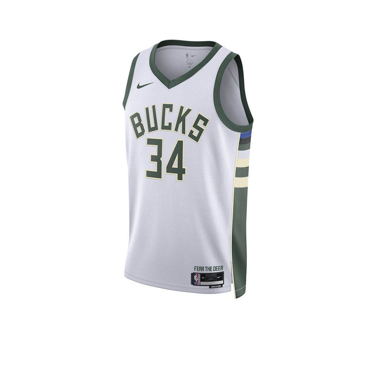 NIKE мужская Milwaukee Bucks Association Edition 2022/23 баскетбольная футболка