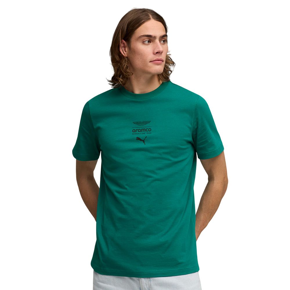 PUMA x Aston Martin Aramco F1® Team Essentials Logo мужская футболка