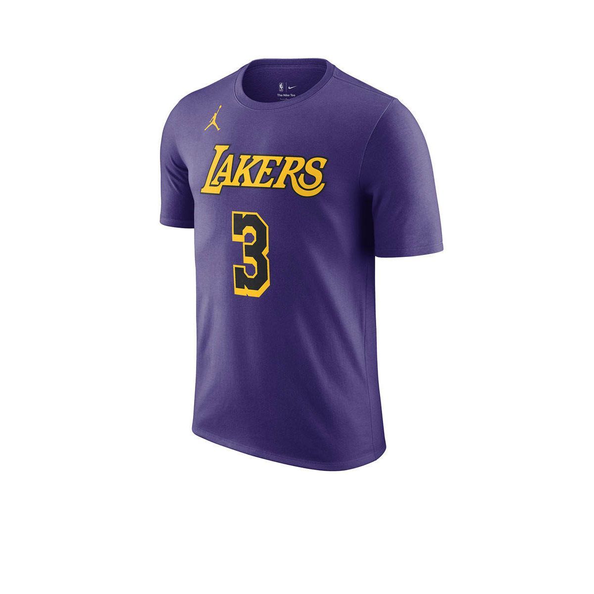 NIKE Los Angeles Lakers Statement Edition мужская баскетбольная футболка