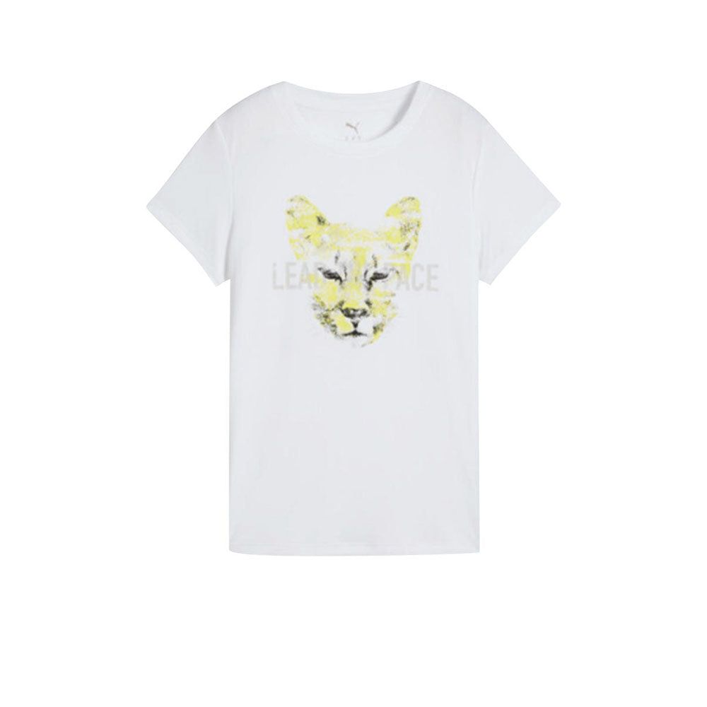 PUMA Graphic Slogan женская беговая футболка