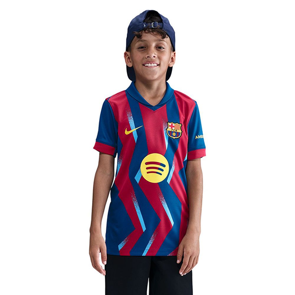 NIKE Kids FC Barcelona Fourth Stadium 2025/26 детская футболка