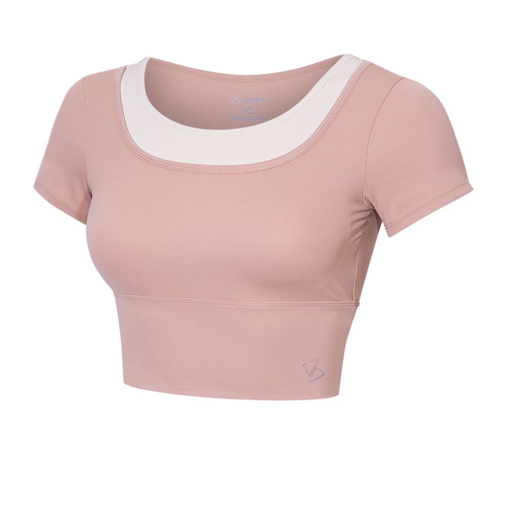 SPIKE Crop Top женская короткая футболка для тренировок
