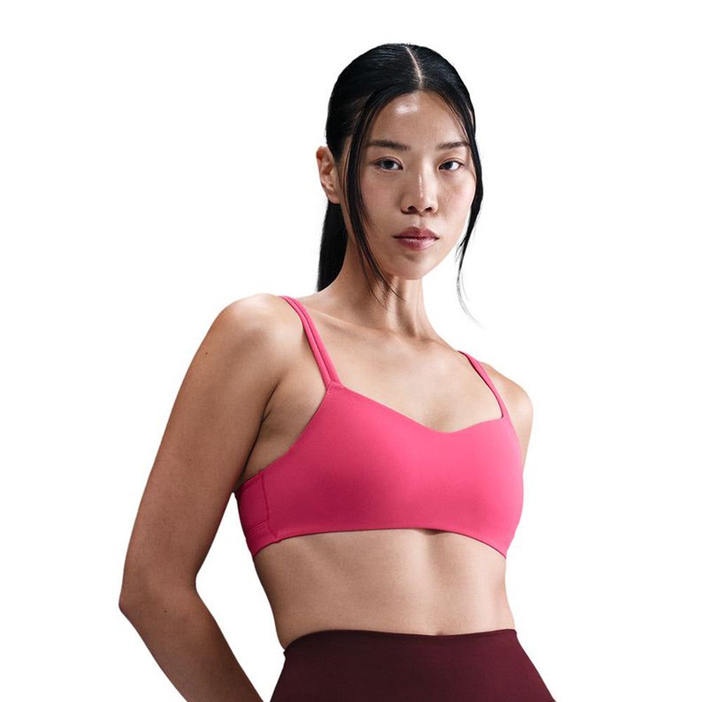NIKE Zenvy Strappy женский спортивный бюстгальтер с лёгкой поддержкой и мягкими чашками