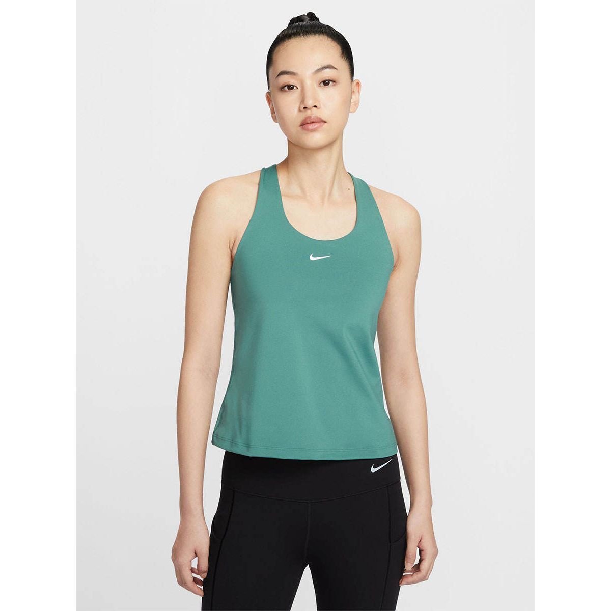 NIKE Swoosh Medium-Support Padded женские тренировочные майка