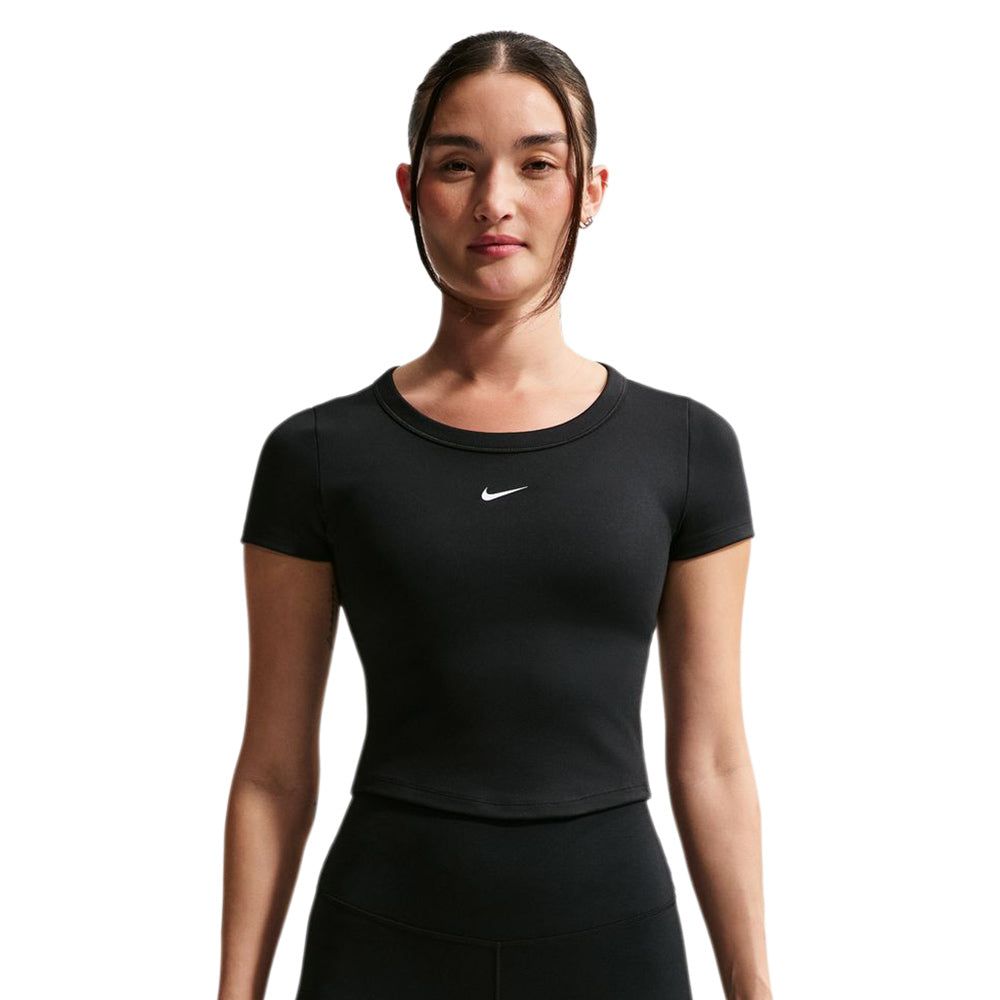 NIKE женская One Fitted тренировочная футболка