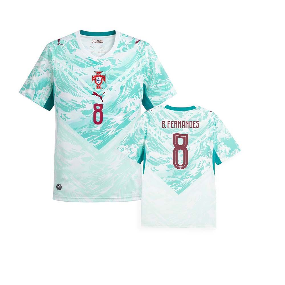 PUMA Men's Portugal B.Fernandes No.8 Away Replica 2026 Jersey мужской футбольный джерси
