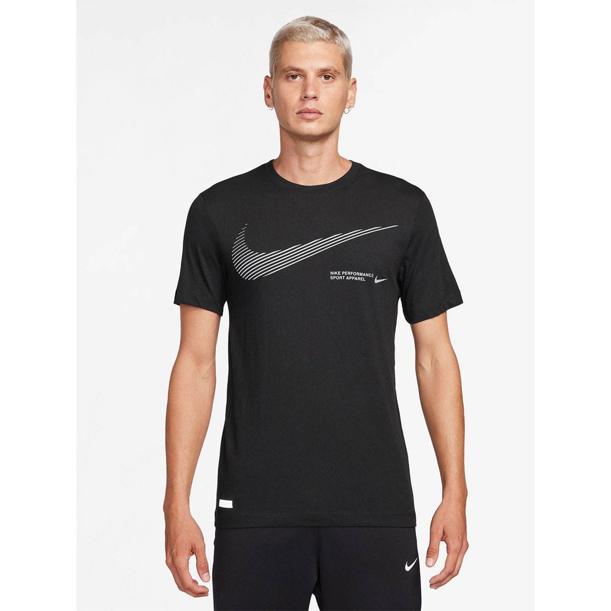 NIKE Dri-FIT Fitness мужская тренировочная футболка