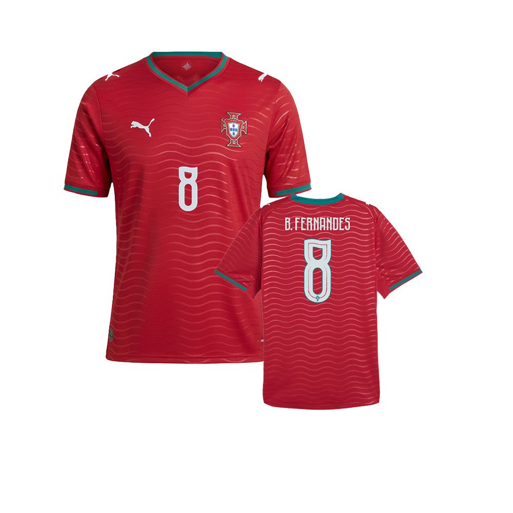 PUMA Men's Portugal B.Fernandes Home Replica 2025/26 Jersey мужской футбольный джерси