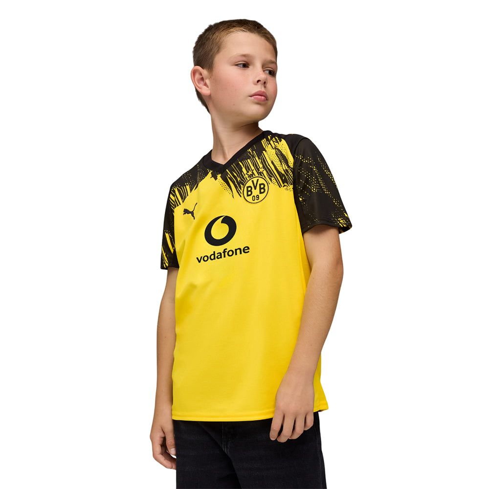 PUMA Boys Borussia Dortmund Home 2025/26 детская футболка